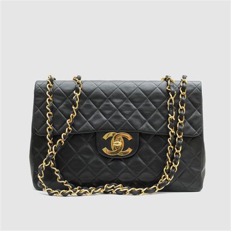 black classic chanel bag price|Chanel large classic handbag price.